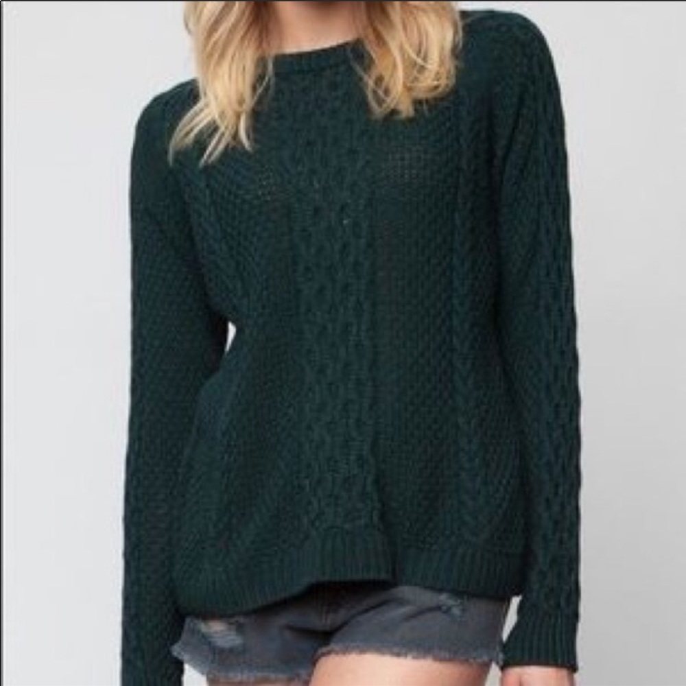 Brandy Melville dark green sweater